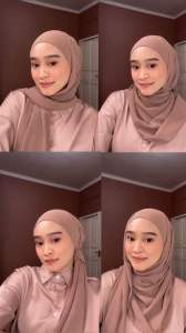 Hijab Pasmina Inner Ceruty Baby Doll/Kerudung Pasmina Instan 2in1/Pasmina Inner Ciput 175x75