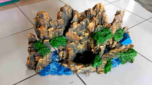 Tebing air terjun lebar samping 2 sisi 35cm