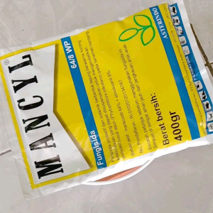 fungisida MANCYL 64/8 WP b a mankozeb 64% + simoksanil 8% kemasan 400 gram
