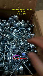 Paku seng payung ukuran 5 dan 7 cm per 1 kg dan 500 gfram