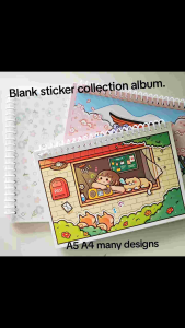 Blank A5 sticker album for sticker collection / keeping.
