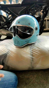 HELM CAKIL M30 FULL FACE CUSTOM SIMPSON BANDIT RETRO CLASSIC