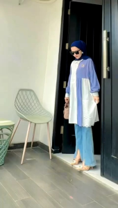 Kemeja Tunik Salurina Brukat: Kemeja Tunik untuk Acara Formal