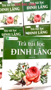 Hộp 50 túi lọc Trà đinh lăng Bảo Khang hỗ trợ chứng mất ngủ ngủ ngon sâu giấc không tác dụng phụ