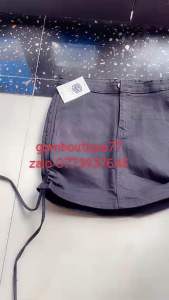 CHÂN VÁY NỮ RÚT DÂY 2 BÊN có may kèm quần bên chất vải kaki có dãn. Size sml