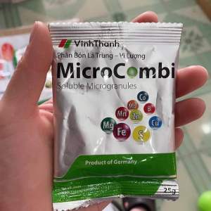 ( Gói 25gr) Phân bón vi lượng Micro Combi nhập khẩu từ Đức Vĩnh Thạnh phân phối 1 gói pha 200L