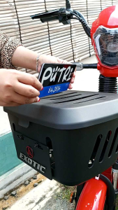 Plat Sepeda Listrik Custom Lucu