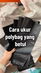 [1KG] AgroBuddy Black Polybag UV Extra Thick | Polibeg Hitam Extra Tebal Polibag Nurseri Fertigasi 黑色塑料育苗袋种植袋
