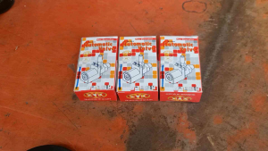 12v 12โวล ออโตแตร โซลินอยแตรลม แตรด่วน Automatic Valve สีแดง SYK ทนทาน แรงดี ขนาดเกลียว 2 หุล