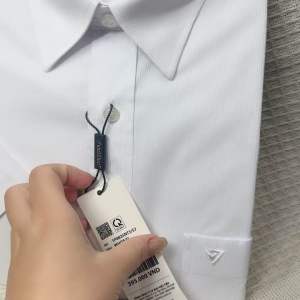 (1P0835 )Áo trắng ngắn tay hoạ tiết fom reguler( rông)
