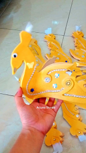 (Baru) Acc Tari Merak Warna-warni acara Pentas/ Mahkota Siger Merak/ Jamang Manuk Dadali