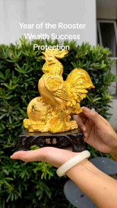 Year of the Rooster Attract Prosperity Success Wealth Money Magnet Money Catcher Wealth Activator Figurine