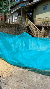 Keramba ikan jaring waring/hapa kassa hijau ukuran 2X1X1m Termurah