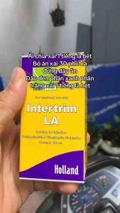 Intertrim LA phòng trị tụ huyết trùng gia súc gia cầm