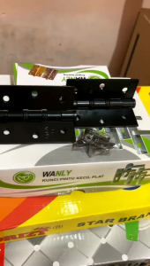 ENGSEL TEBAL HITAM WANLY 3 INCHI ENGSEL PINTU TEBAL