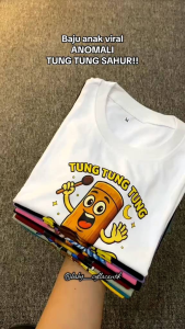 KAOS ANAK MOTIP TUNGTUNG SAHUR3 BAHAN COMBET30S/FASHION ANAK
