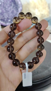 Natural Brazil High Grade Smoky Quartz Crystal Beads Bracelet SQ04 #SmokeyQuartz #Naturalcrystal