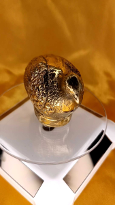 นกคุ้ม เรียกทรัพย์ เนื้อทองเหลือง มีกริ่งในตัว วัตถุมงคล คุ้มเงิน