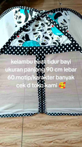 kelambu tenda bayi ukuran besar anti nyamuk dan lalat