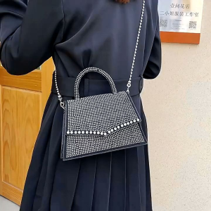 tas selempang bahu wanita import Blink bling manik terbaru