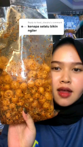 CIMOL PEDAS DAUN JERUK ISI 1KG /CIMOL KERING BUMBU MELIMPAH