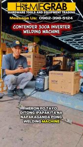 NEW MODEL CONTENDER 300A INVERTER WELDING MACHINE - (New Model)‼️Heavy Duty‼️CARC-300B‼️ VINO JAPAN 300A INVERTER WELDING MACHINE - THREADED TYPE CONNECTOR‼️VN-MMA300‼️