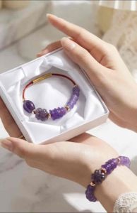Vòng tay phong thuỷ mic charm đá mang lại may mắn tài lộc công danh thi cử đỗ đạt(lu thống+cỏ 4 lá+tháp văn xương+điếu ngũ phúc)
