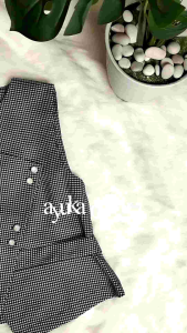 AYUKA ONE SET SETELAN WANITA Rompi Wanita Vest Wanita