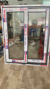 CỬA NHÔM XINGFA SỔ LÙA 2 CÁNH 80x100cm 100x120cm. CÓ KÍNH CƯỜNG LỰC DÀY 8 LY