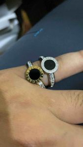 Cincin wanita perempuan stainlees steel permata