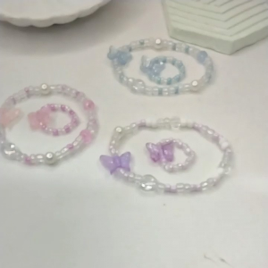 gelang set cincin bracelet love series