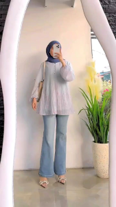 Atasan Ceruty Plisket