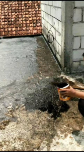 Aspal cair 5kg waterproofing untuk renovasi rumah dak bocor/rembes/genteng asbes lantai kamar mandi kolam ikan kayu anti rayap besi anti karat