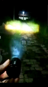 LAMPU LED TEMBAK SOROT MINI LASER NINE LUXIMOS Q2 HI LOW 2 WARNA PUTIH KUNING SUPER TERANG