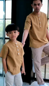 (KAFA SERIES BY KAAF) Koko couple ayah dan Anak lengan pendek/ Koko kembaran ayah dan anak/ Koko couple murah