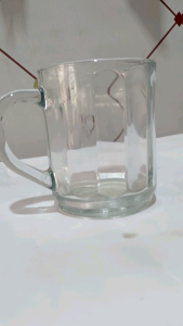 gelas kopi cangkir kaca gagang