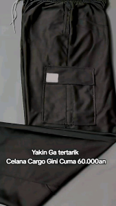 Celana Korean Style Cargo Panjang Terbaru Pria & Wanita Dewasa