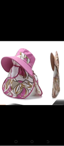 Topi kebun perempuan/Topi kerja/Ladies outdoor sun shading protection(ready stock)