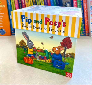 【Ready Stock】Pip and Posys box of book to treasure 8books collection boardbook by Axel Scheffler