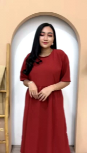 DASTER Busui Friendly Bukaan Samping Kanan Kiri / Daster Cringkle Airflow