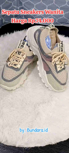 Abee Korean Se-074 Style Sneakers Wanita Sepatu Kece Bu213