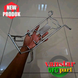 Bagasi Rak Tengah Supra X 125: Batman Chrome Warna Baru