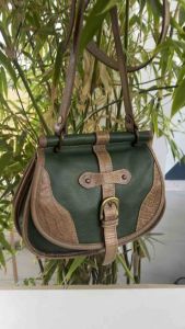 Túi 2hand đeo vai đeo chéo mini xinh xỉu da dập vân sấu BEANPOLE ladies aut của Hàn -T865