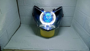 Biled Supra x 125 Batman | Reflektor Lampu Depan Honda Supra x Batman Model Custom Biled ala-ala