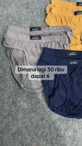 (6 PCS) CELANA DALAM CROCODILE PRIA DEWASA CELANA DALAM COWOK LUSINAN BISA BAYAR DITEMPAT