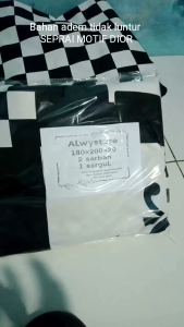 Alwy seprai homemade 180x200 160x200 Dior sarban 2sargul1 sepre aestethic Tinggi 20 cm