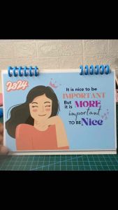 Personalized Desk Calendar 2024 | WigglyBabyPH