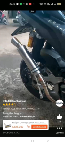 slincer knalpot Samlong polos Inlet 38 drag race Bure up150 110 125 200cc