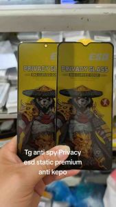 ESD TEMPERED GLASS SPY PRIVACY PREMIUM ANTI STATIC / ANTI DUST SCREEN PROTECTOR VIVO T1 T1(5G) T1PRO S1 S1PRO Z1PRO Y30 Y30i Y31 Y31S Y33  Y33S Y33T Y34 Y35 Y36 Y36(5G) Y50 Y50i Y51 Y51A Y51S Y52(5G) Y52S Y53S Y54S Y55(5G) Y55S Y56