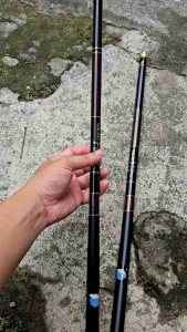 Joran Tegek Orca Galaxy 360 450 Premium Tegek Carbon Joran Tegek Telescopic 5.4M Joran Pancing Ringan 99Gr - Lazada